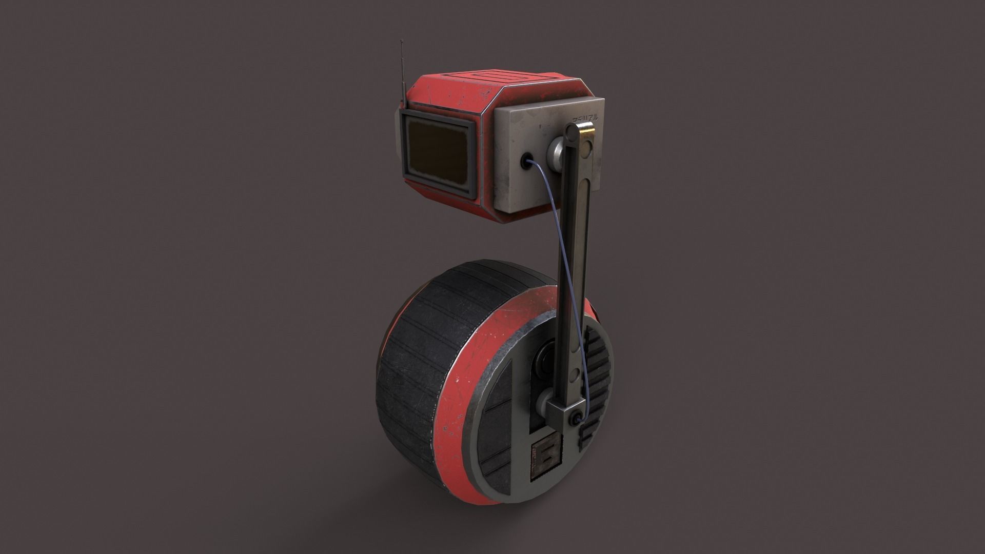 Droid V1 Low-poly 3D model_8
