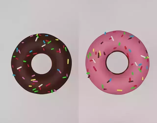 Cartoon donut