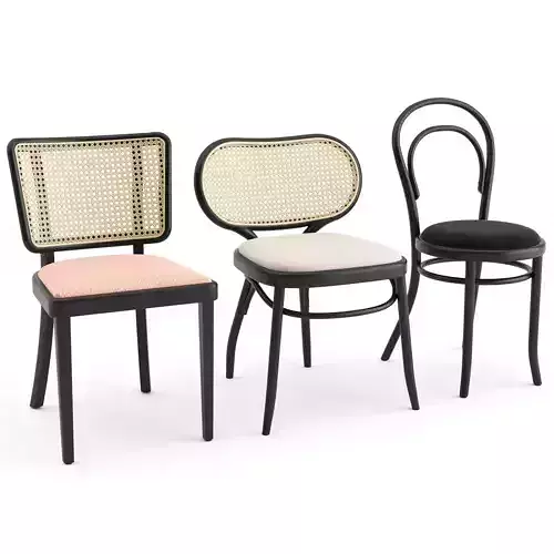 3 Chair by Gebrueder Thonet Vienna 3D model