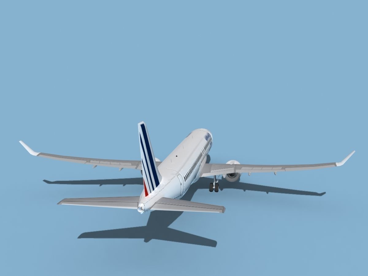 Airbus A220-300 Air France Regional 3D model_6