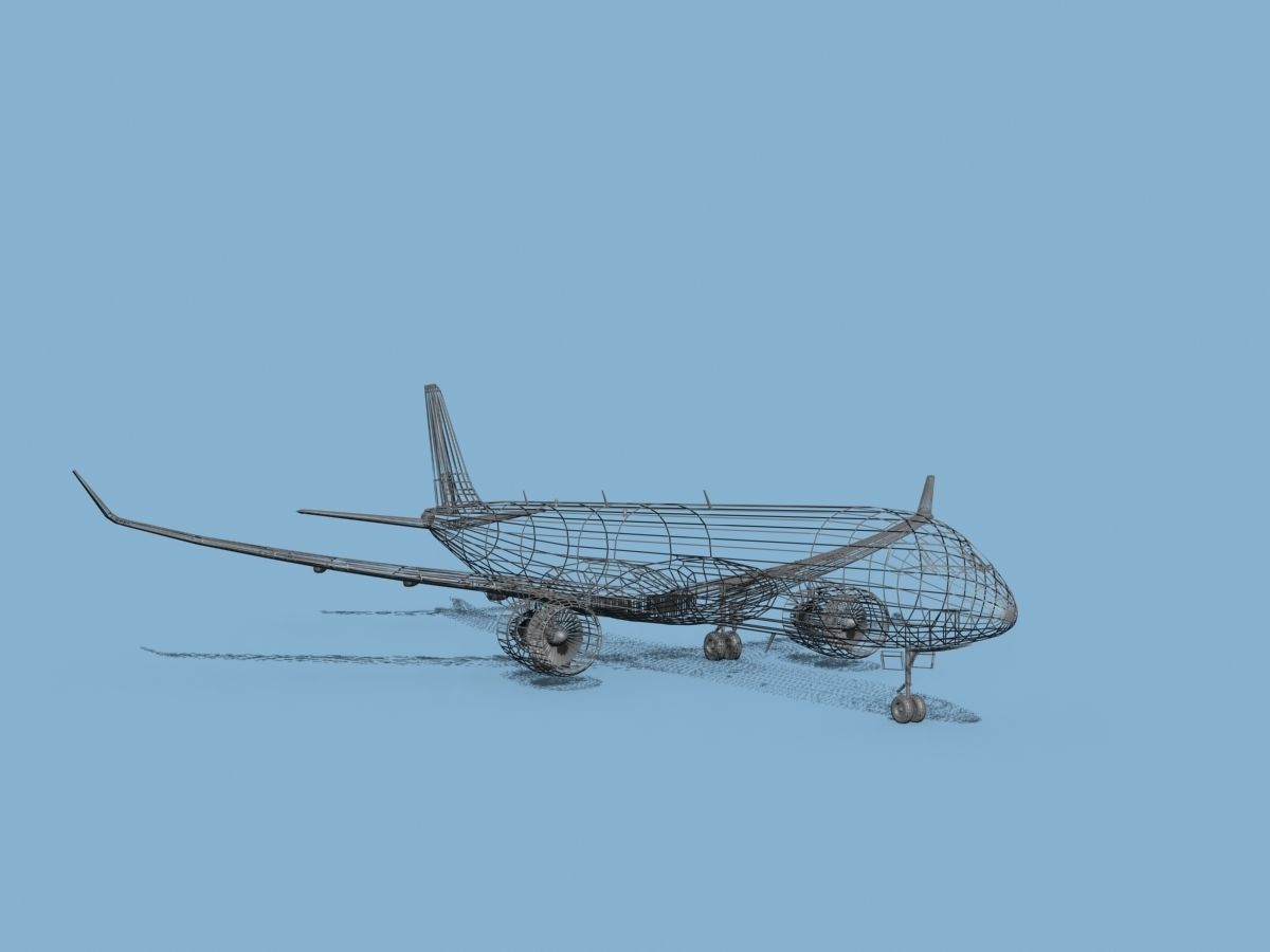 Airbus A220-300 Air France Regional 3D model_13