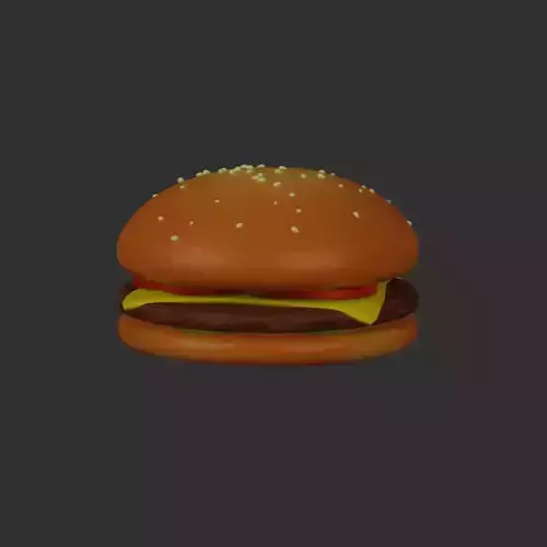Cartoon hamburger