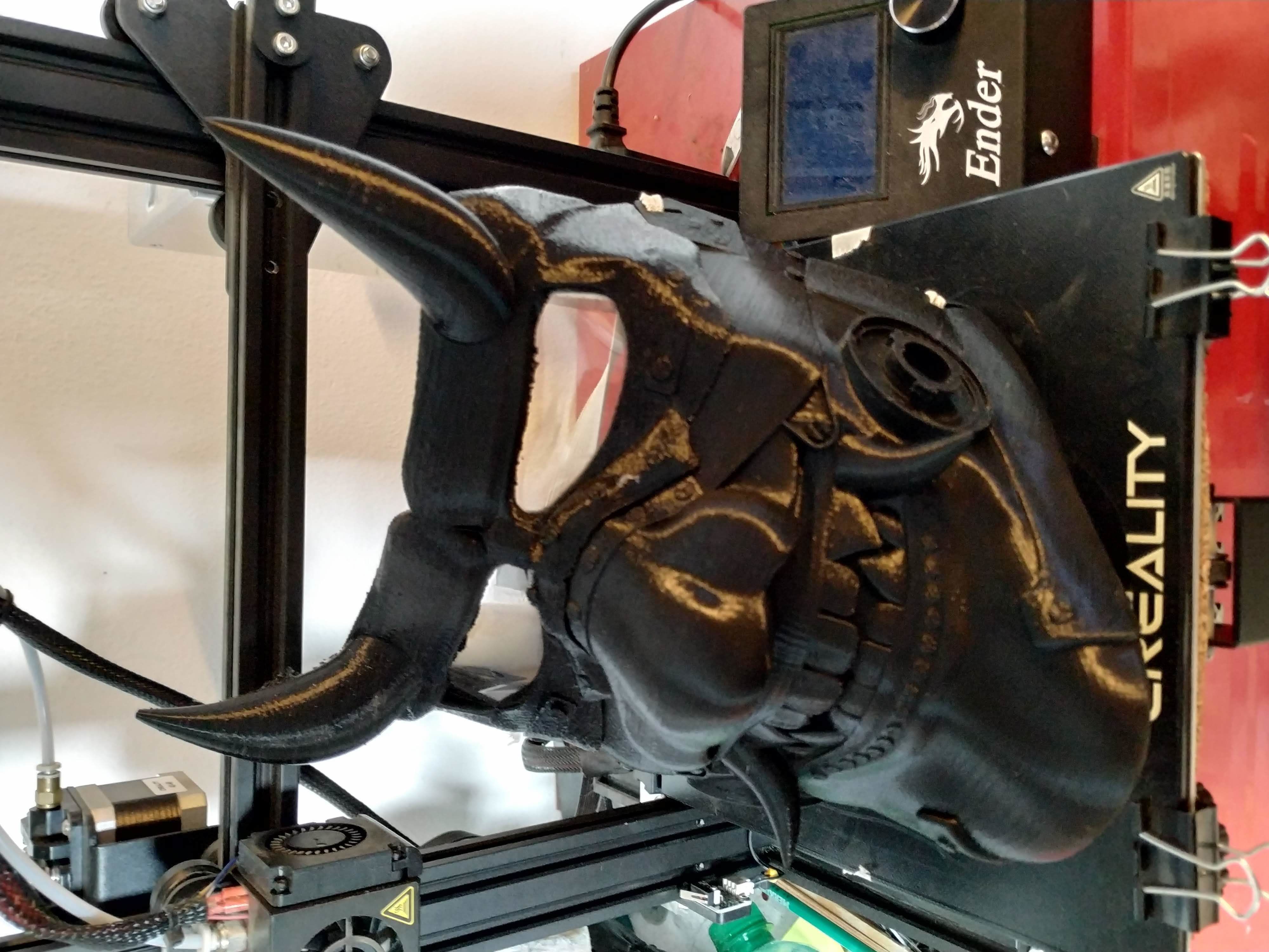 cyber oni mask with filters 3D print model_8