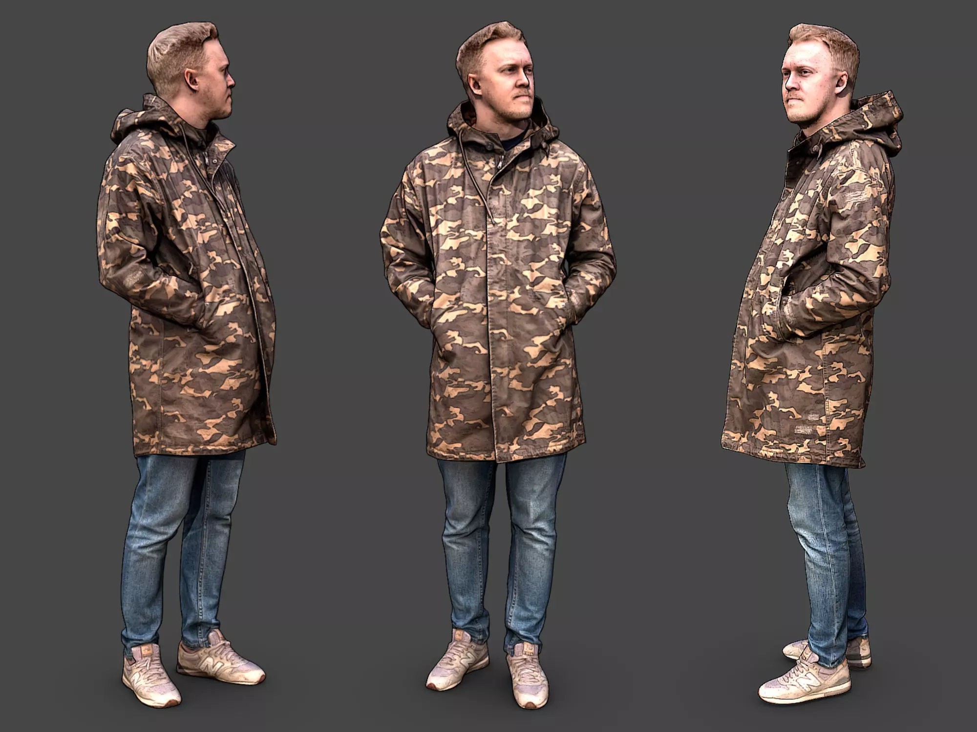 Stylized Man Character 3D model