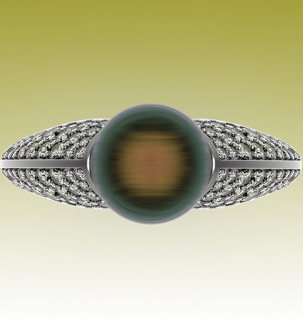 Ring Sea Motif 3D print model_5