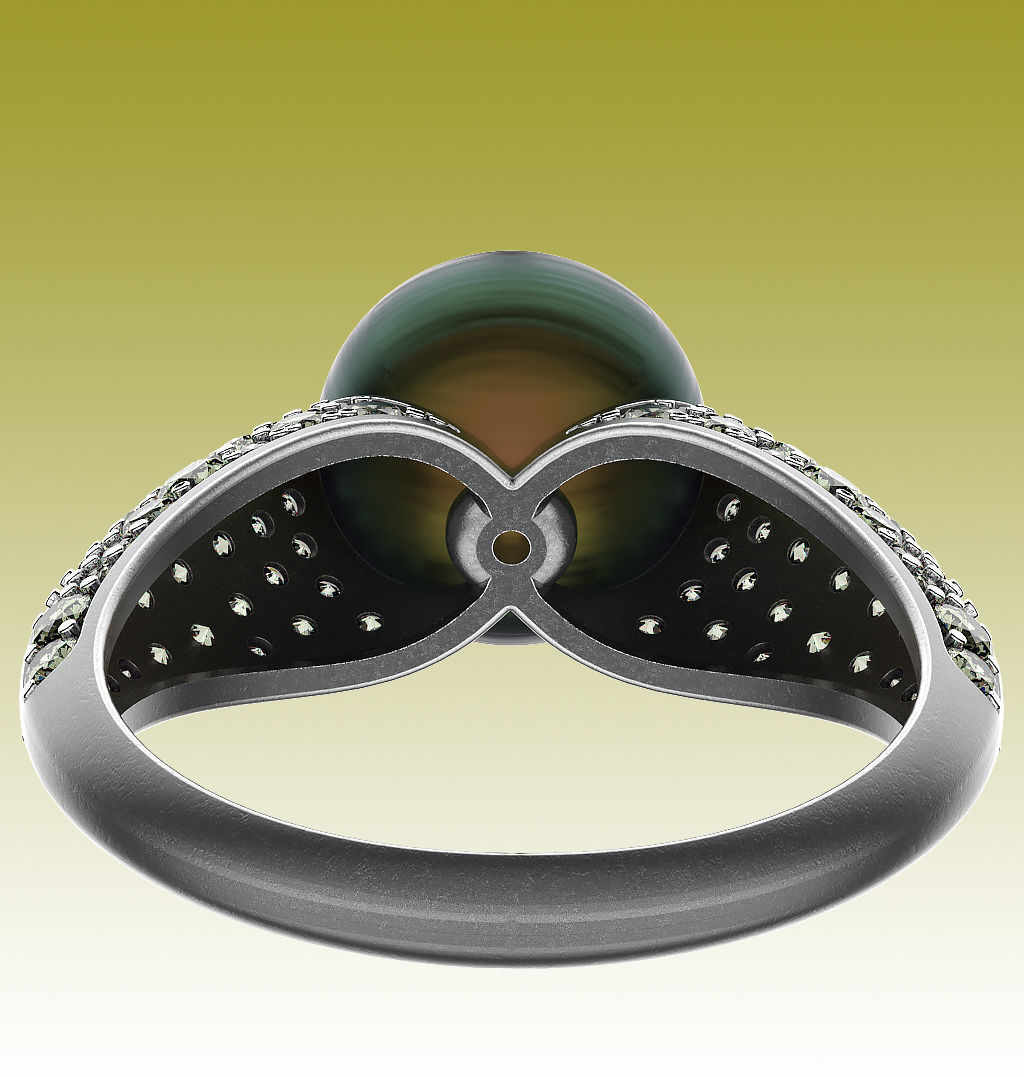 Ring Sea Motif 3D print model_7