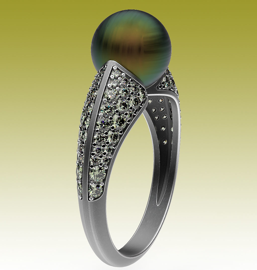 Ring Sea Motif 3D print model_6