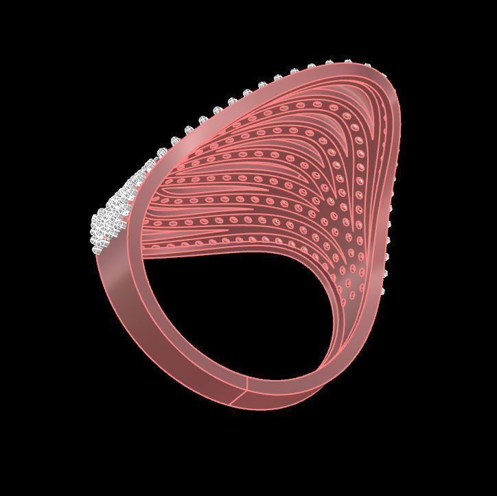Ring Diamond 3d 3D print model_3