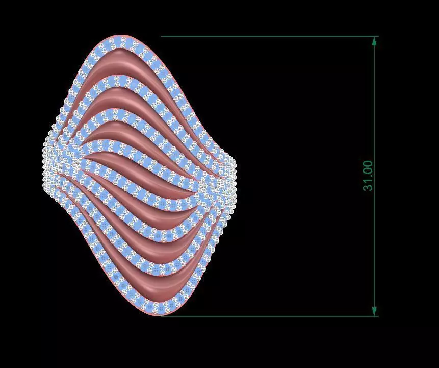 Ring Diamond 3d 3D print model_0