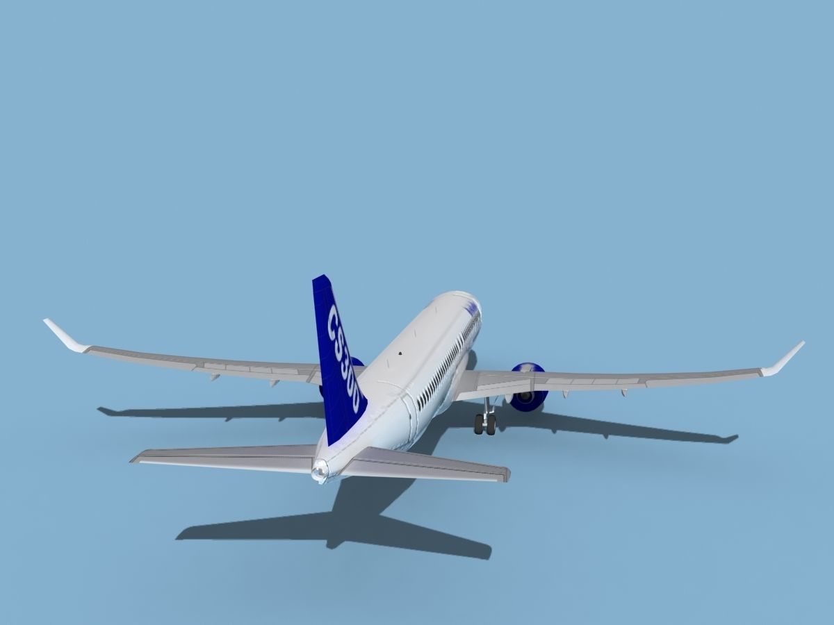 Bombardier CS300 3D model_6