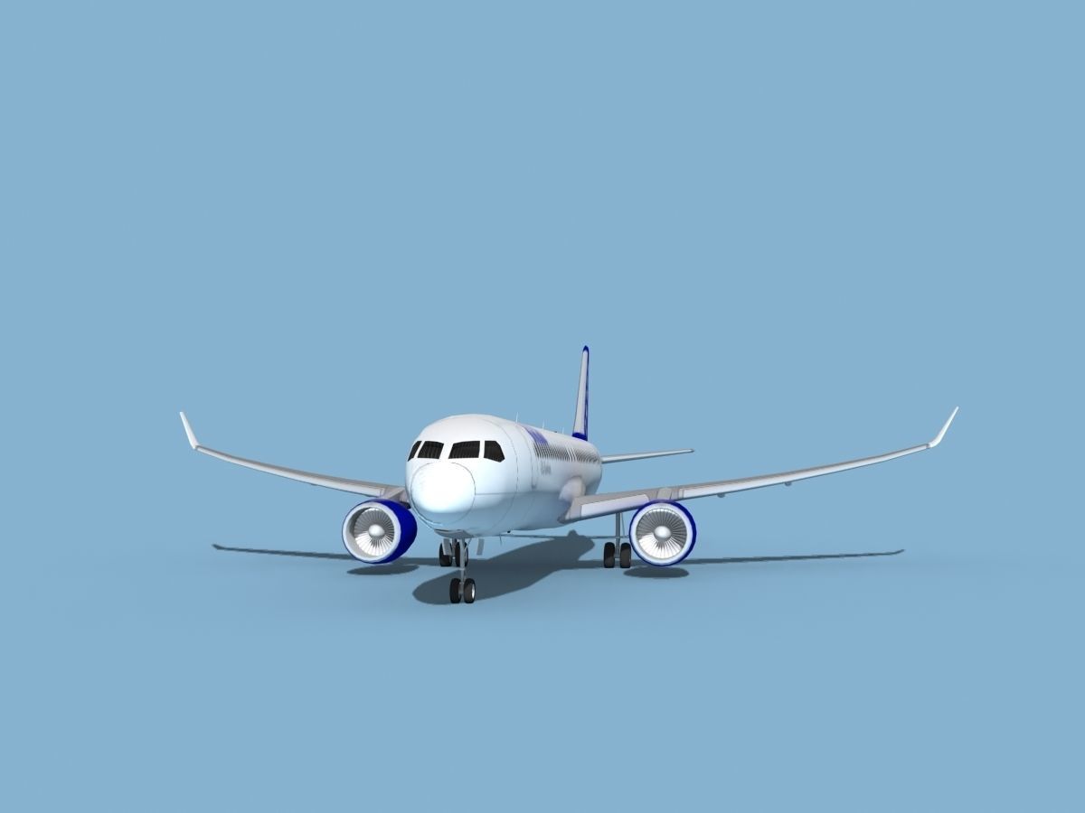 Bombardier CS300 3D model_1