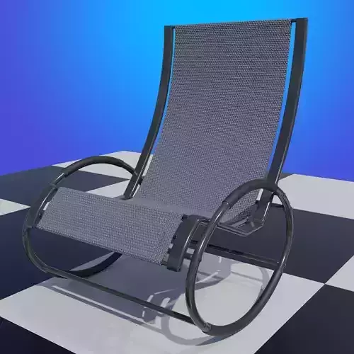 Tube Frame Patio Rocker