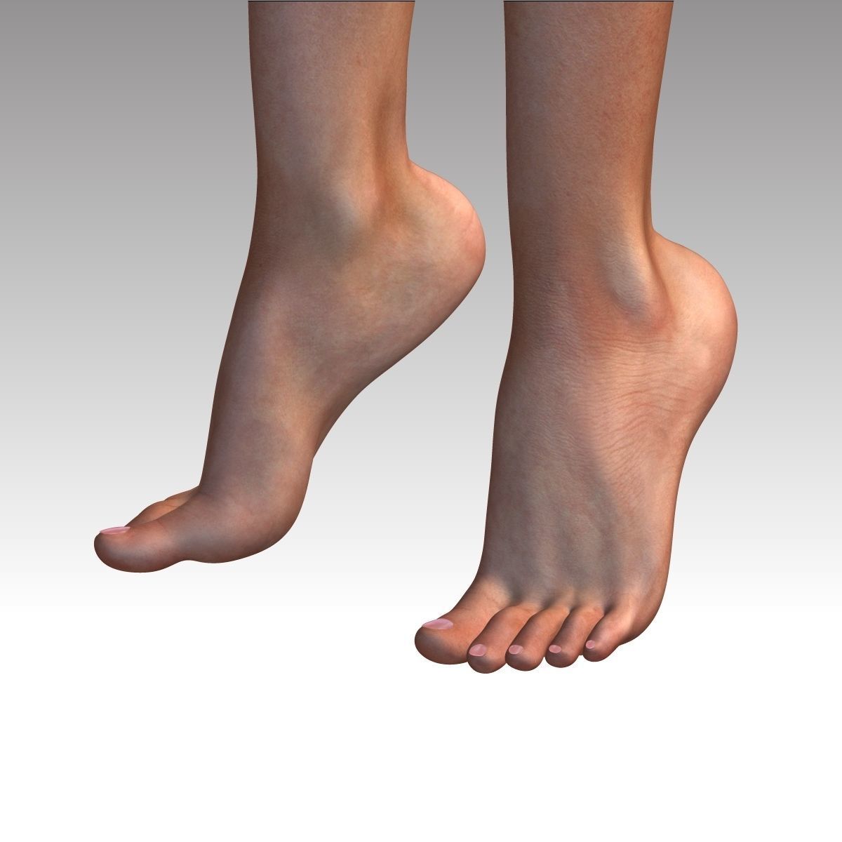  Karina Female Model zbrush Low-poly 3D model_11