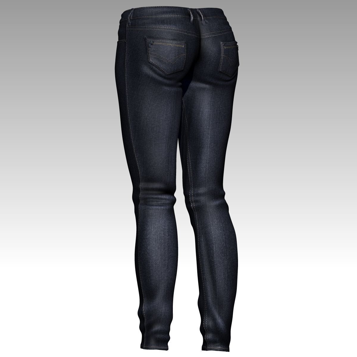  Karina Female Model zbrush Low-poly 3D model_20