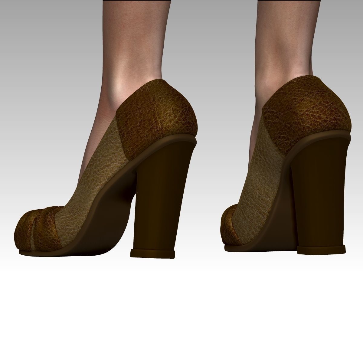  Karina Female Model zbrush Low-poly 3D model_25