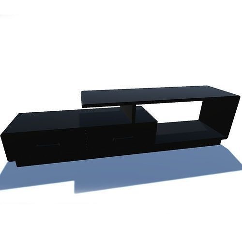 Curbstone under the TV 2 3D model