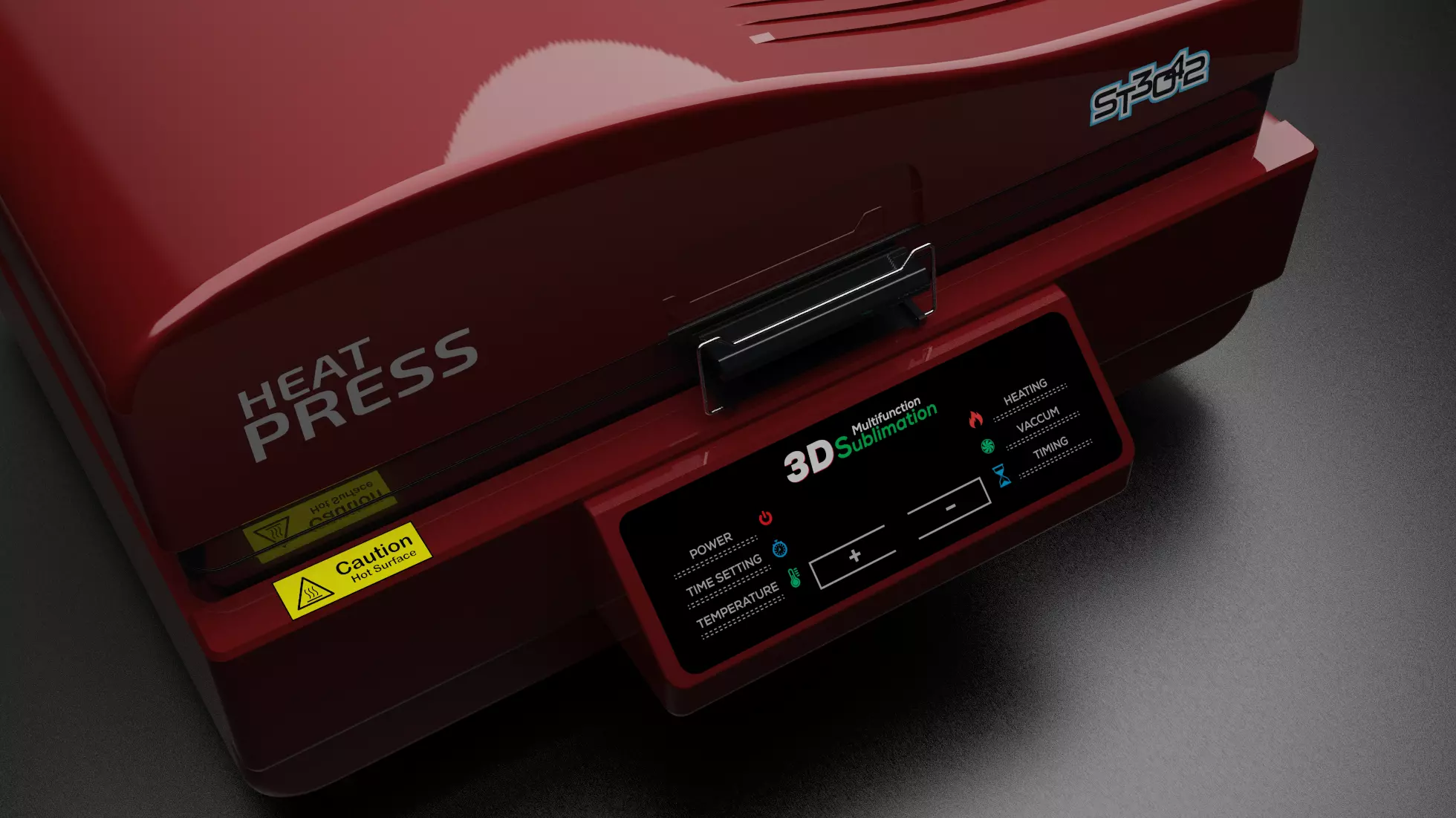 ST 3042 HEAT PRESS 3D MODEL   PBR    SUBLIMATION 3D model_0