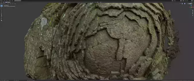 Stone Rose Raw 3D Scan