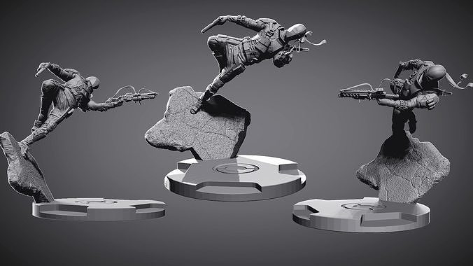 DEATH STROKE 3D print model