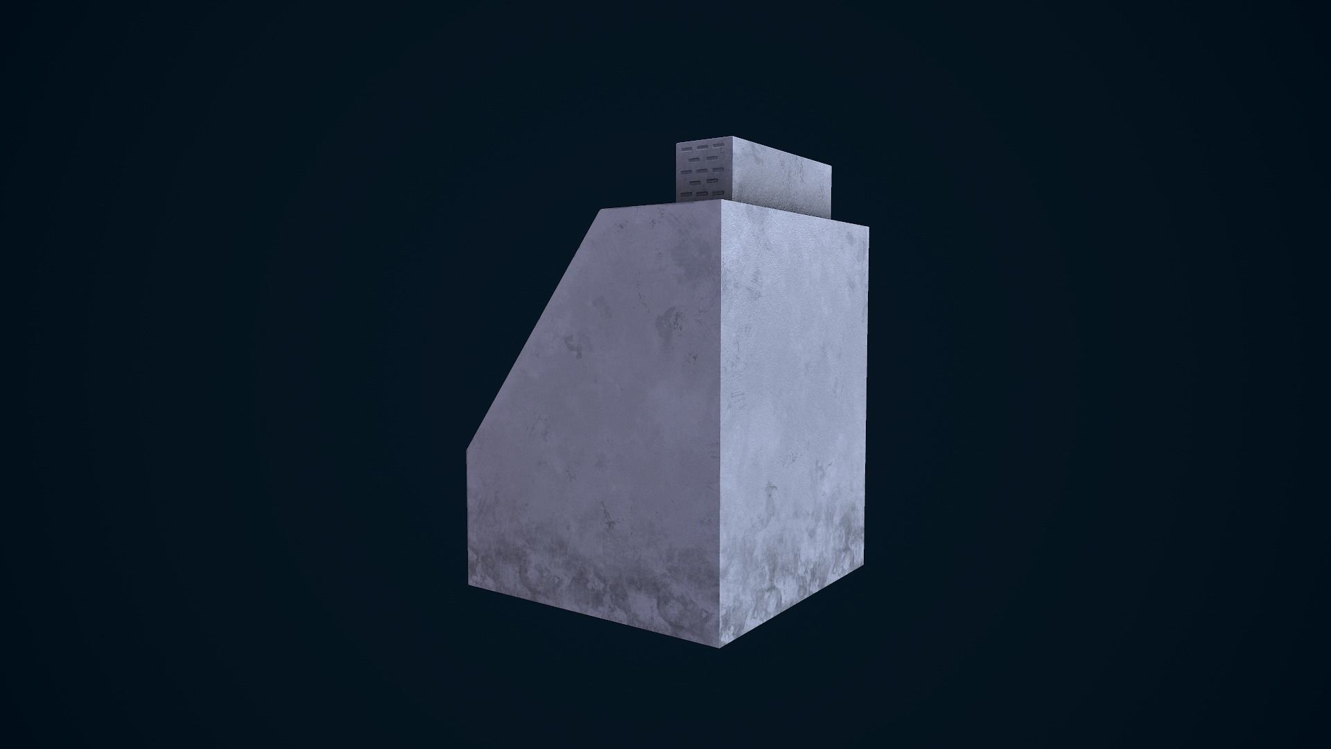 Ice Machine Low-poly 3D model_6