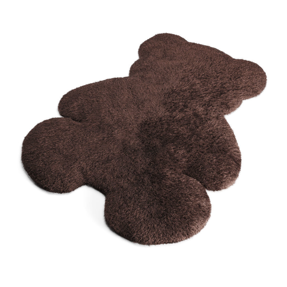 Bear Shaped Wool Carpet 3D model_2