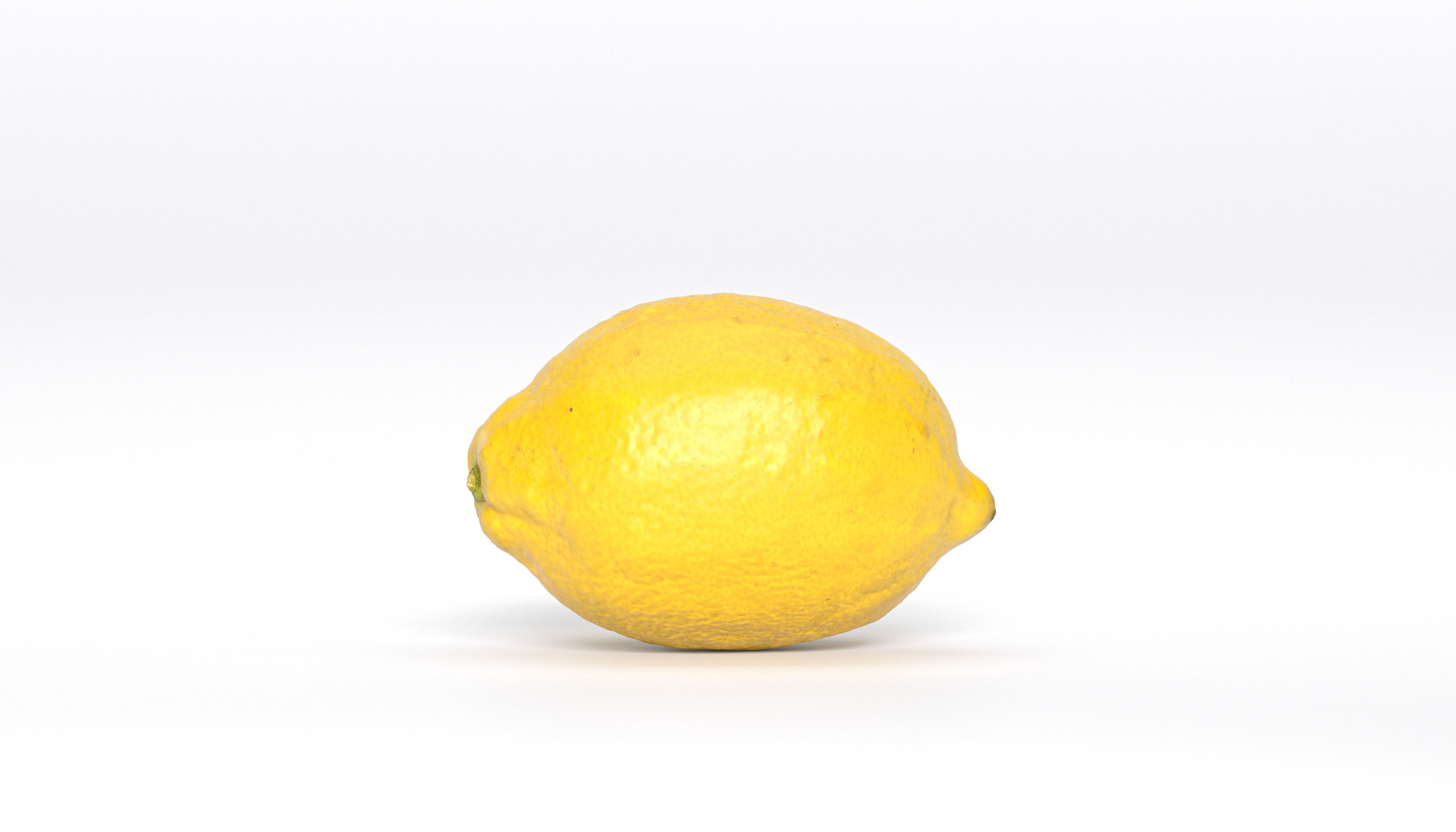 Lemon Fruit Photoscan Low-poly 3D model_3