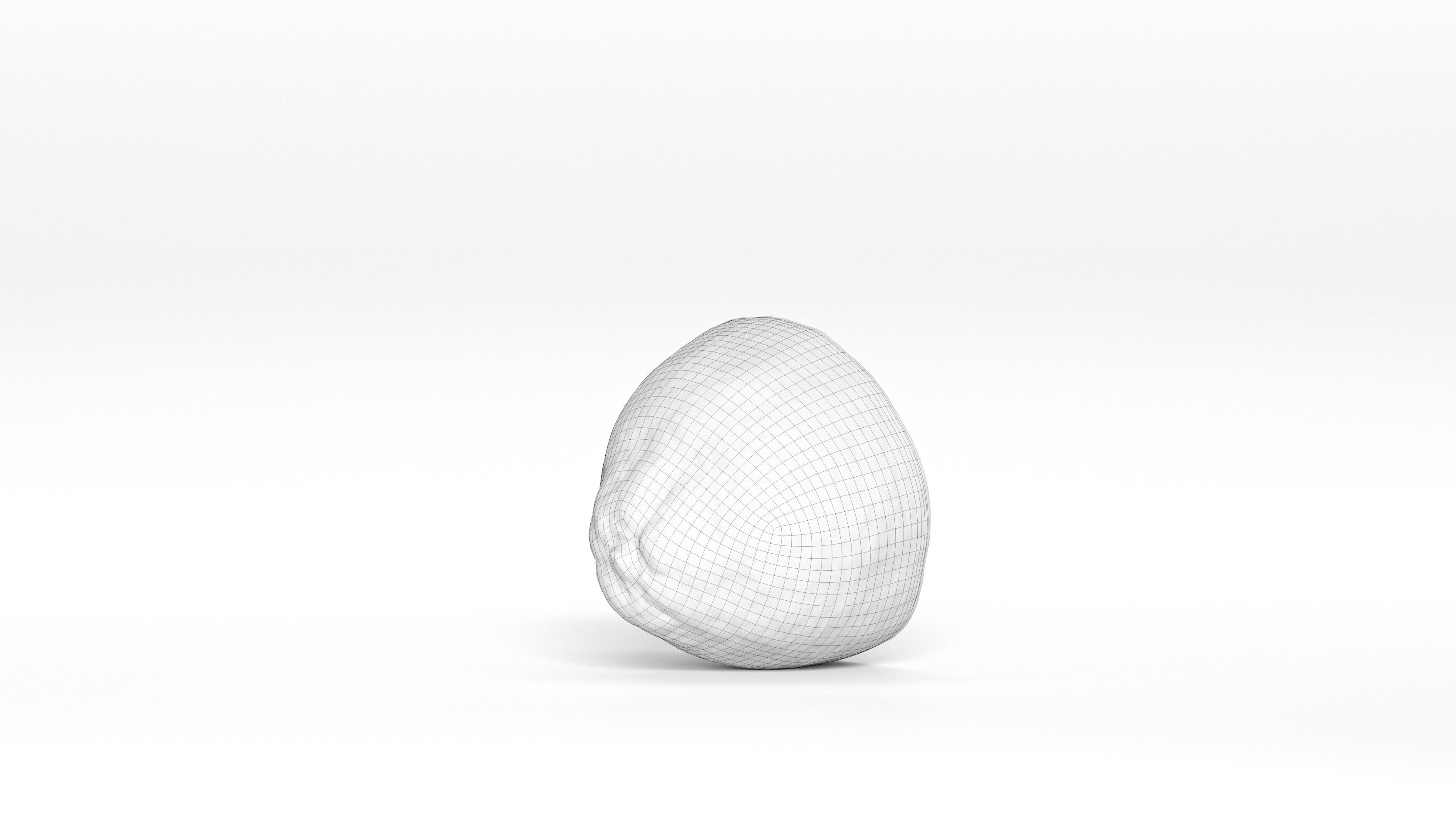 Lemon Fruit Photoscan Low-poly 3D model_7