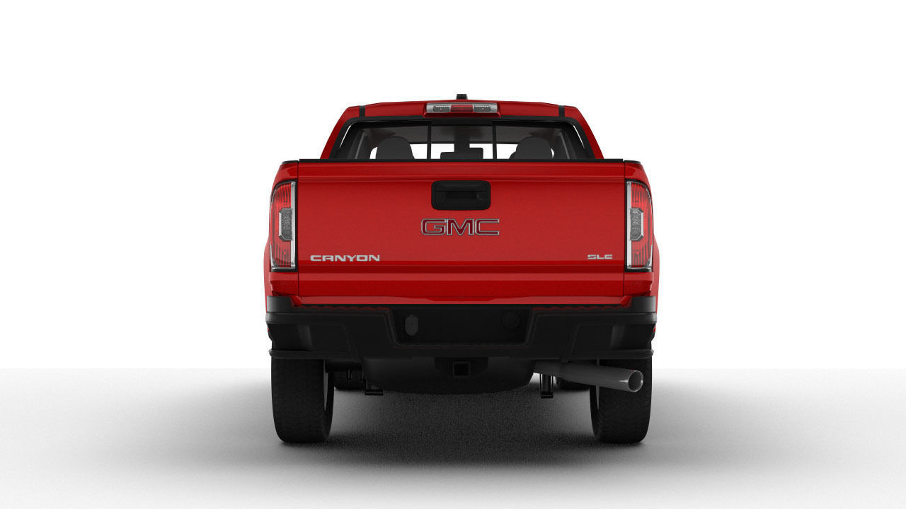 GMC Canyon crew pickup 2019 Low-poly 3D model_4