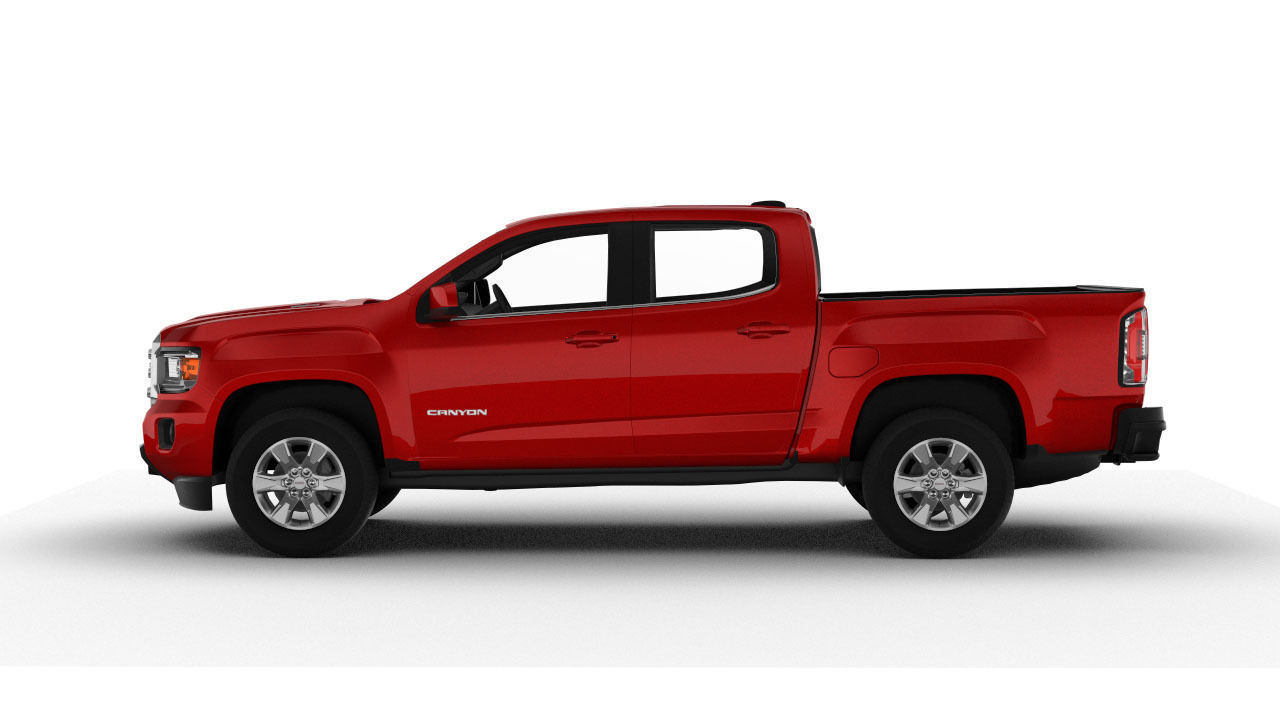 GMC Canyon crew pickup 2019 Low-poly 3D model_2