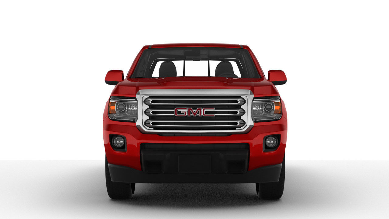 GMC Canyon crew pickup 2019 Low-poly 3D model_1