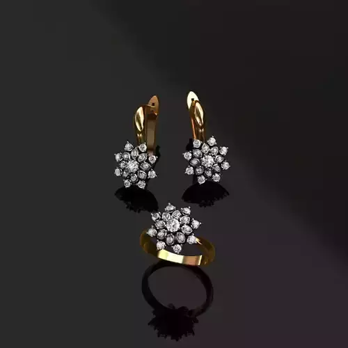 Ring and Earrings 