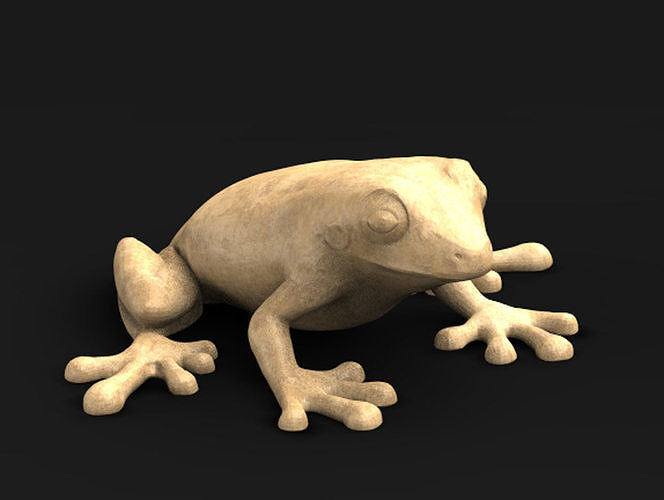 Frog Decorative Printable 3D print model
