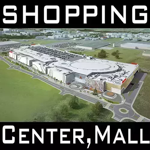 Mall Shopping Center Retail Store 3D model
