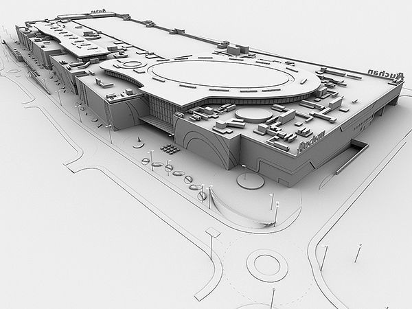 Mall Shopping Center Retail Store 3D model_9