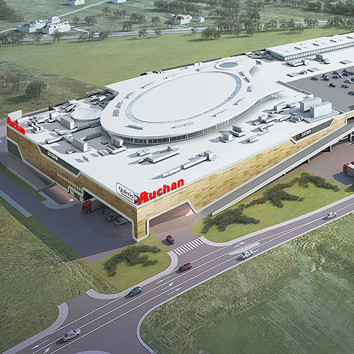 Mall Shopping Center Retail Store 3D model 7