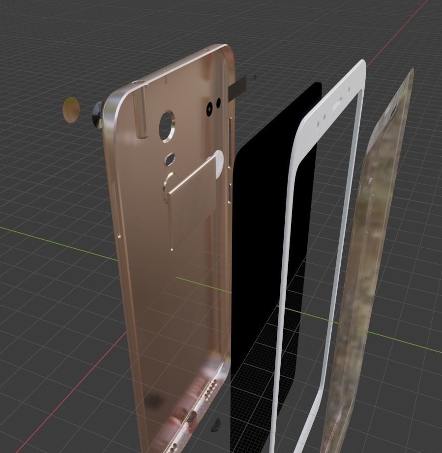 smartphone 3D model_5