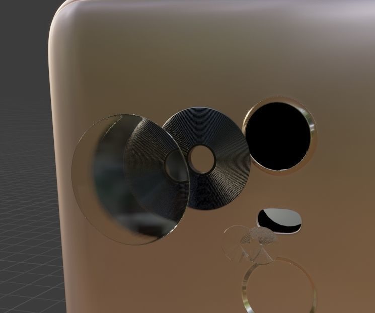 smartphone 3D model_6