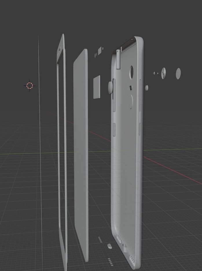 smartphone 3D model_3