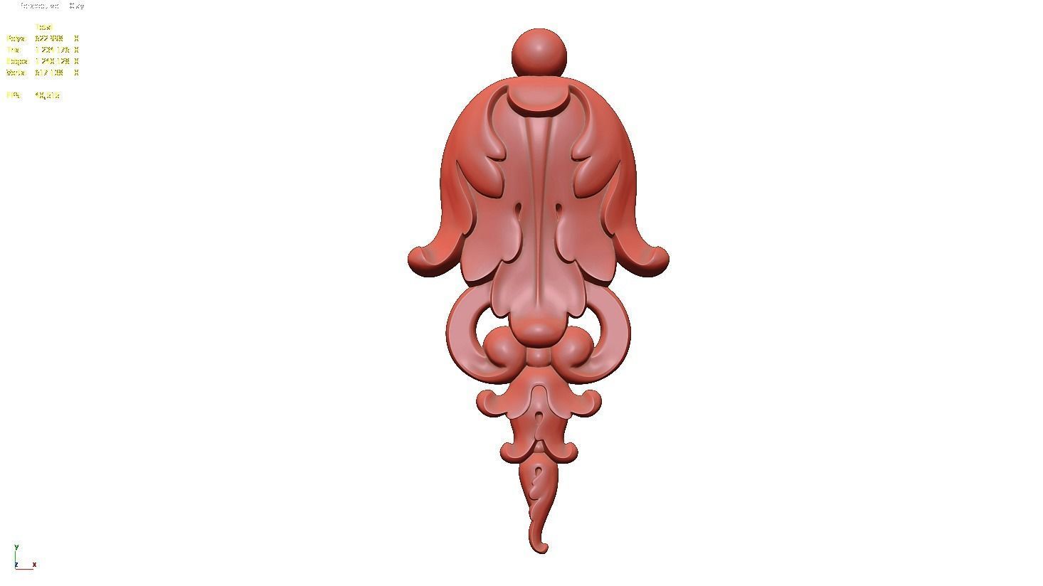 Carved furniture overlay N 344