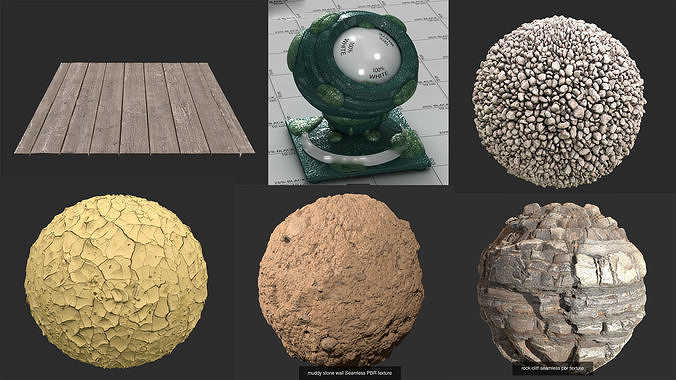 5 Pbr Textures ball Texture
