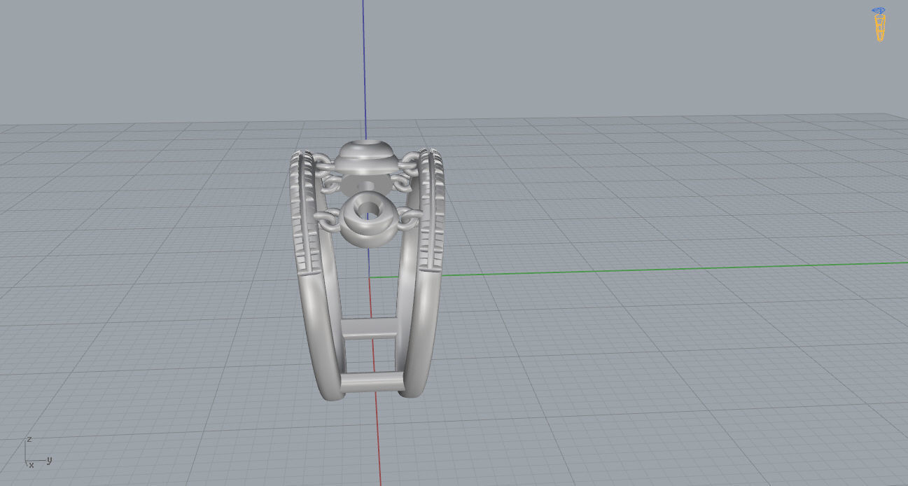 Ring and Earrings 119 3D print model_16