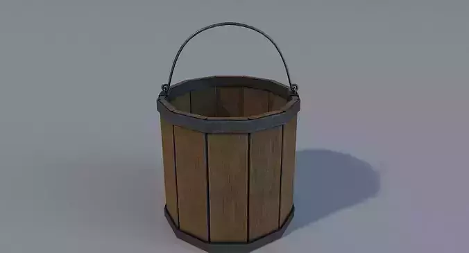Old Wooden Bucket
