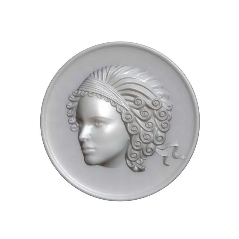 Cameo Brooche 003 3D print model