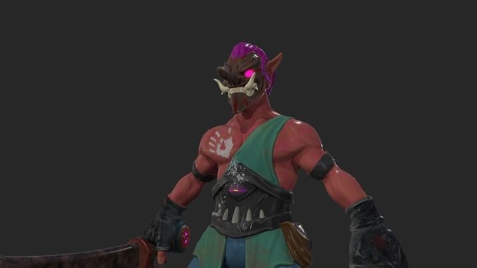 Goblin Low-poly 3D model