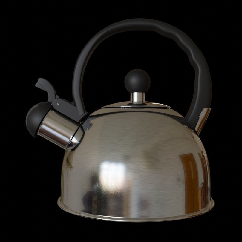 Modern Kettle 3D model_1