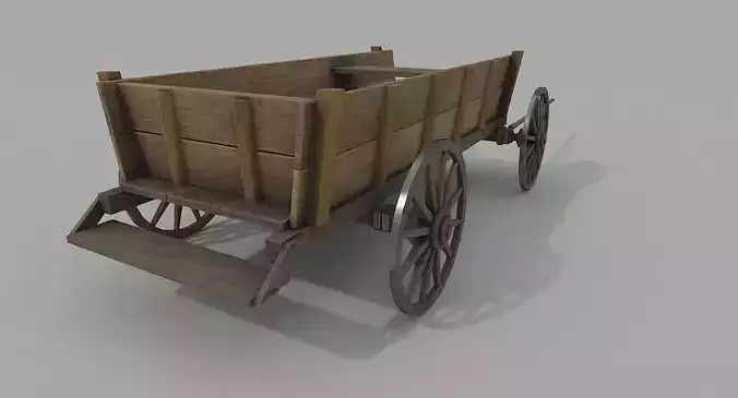 Wooden Cart 