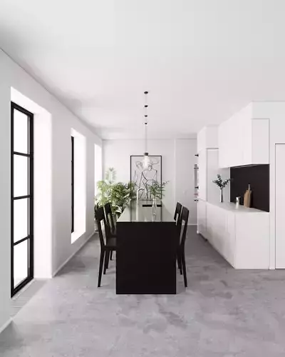 Classic interior scene 3DS MAX CORONA