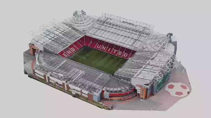Old Trafford Stadium- Manchester United FC 3D model