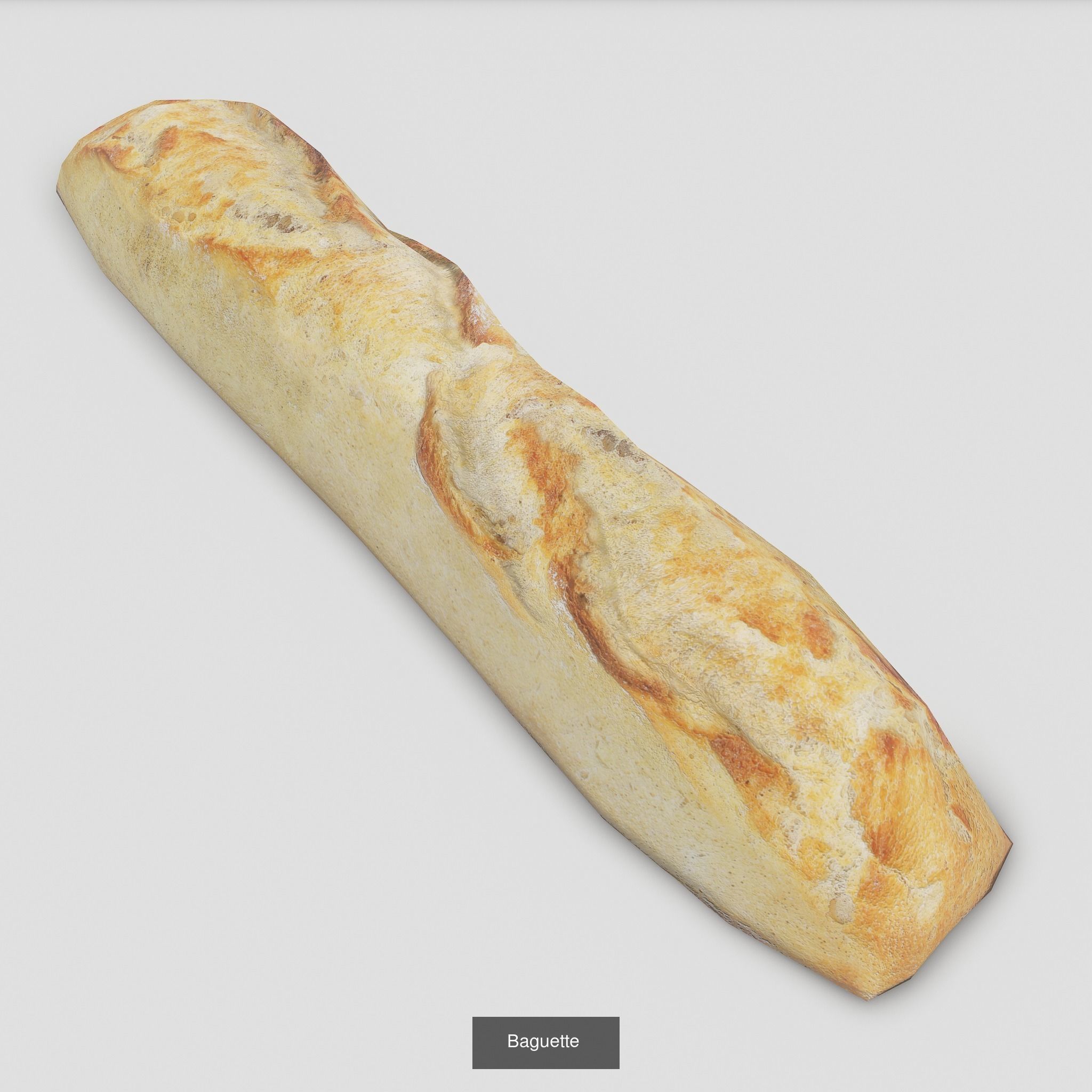 6 Medieval Food Props 3D Model Collection_29