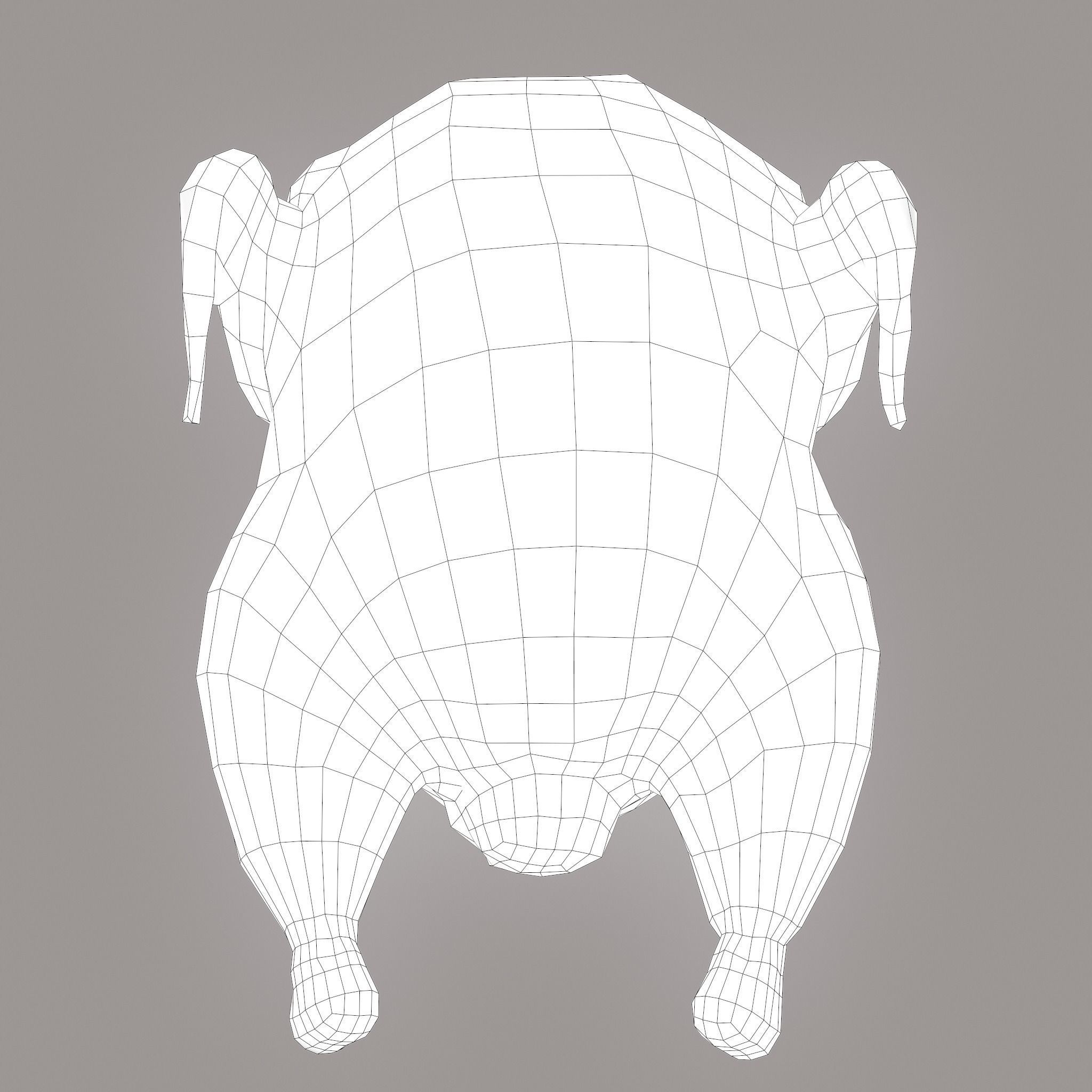 6 Medieval Food Props 3D Model Collection_54